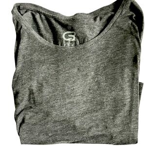 Cyclebar Long Sleeve Womens Size M Dark Gray Shirt Follow Me To Cyclebar Logo